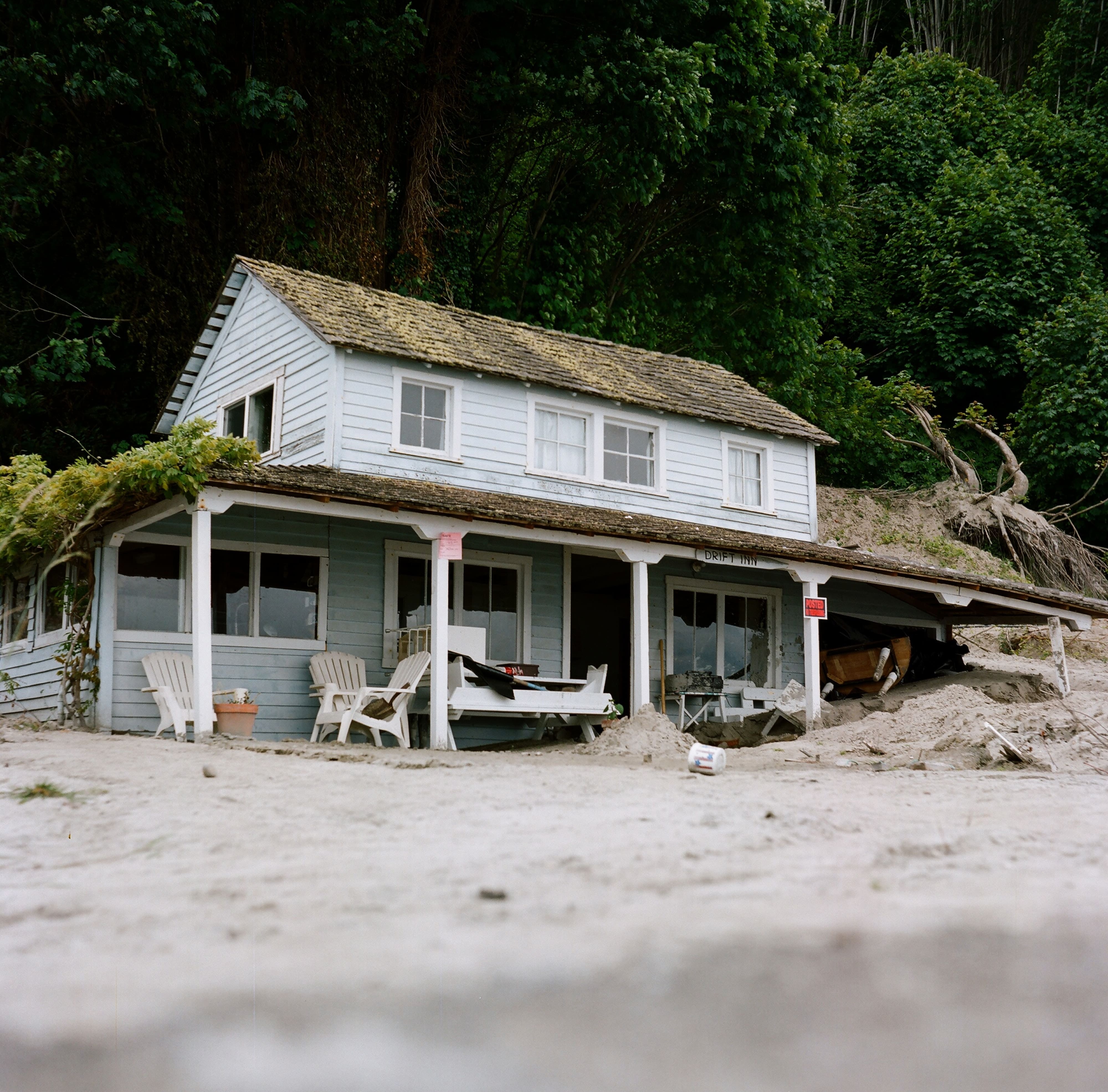 a beach house